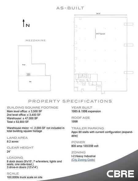 8271 W 35W Service Dr, Minneapolis, MN en venta - Plano de la planta - Imagen 2 de 2