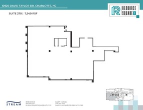 10735 David Taylor Dr, Charlotte, NC en alquiler Plano de la planta- Imagen 1 de 2