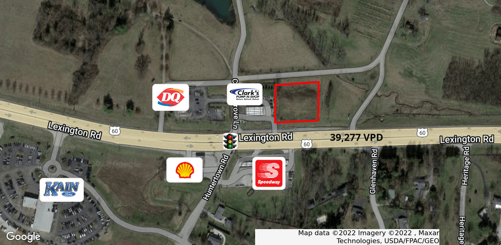 3620 Lexington Rd, Versailles, KY en alquiler - Vista aérea - Imagen 1 de 3