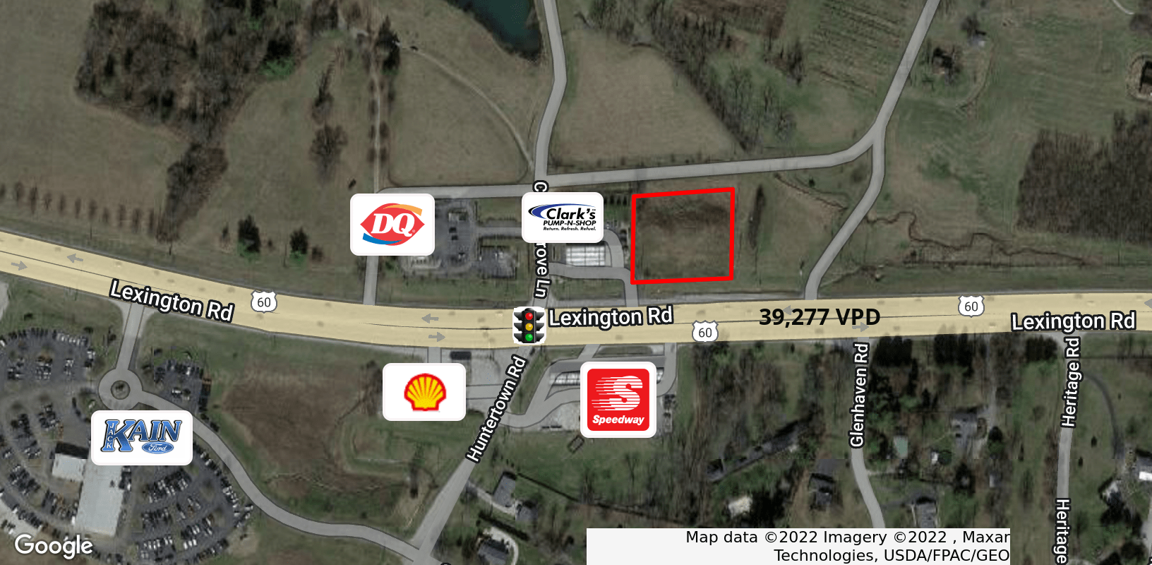 3620 Lexington Rd, Versailles, KY en alquiler Vista aérea- Imagen 1 de 4