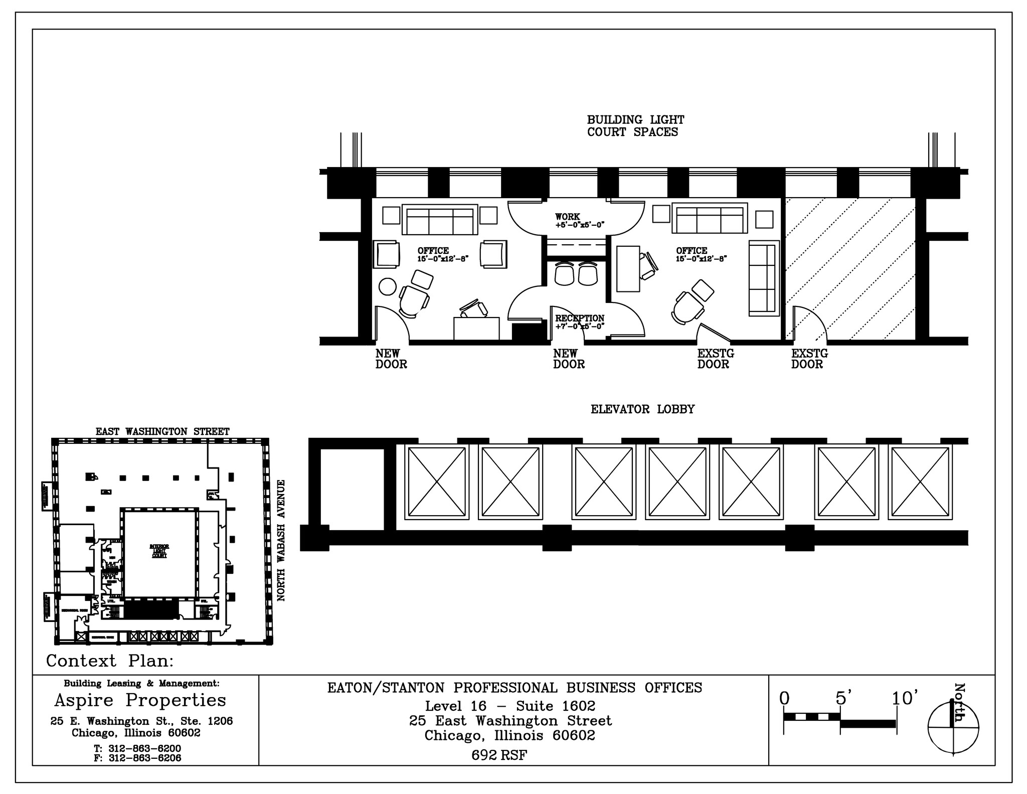 25 E Washington St, Chicago, IL en alquiler Plano del sitio- Imagen 1 de 1