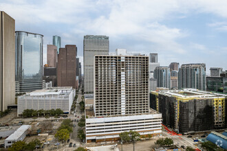 801 St Joseph Pky, Houston, TX - VISTA AÉREA  vista de mapa