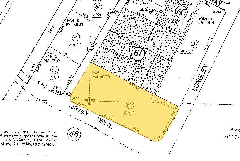 3515 Airway Dr, Reno, NV en alquiler - Plano de solar - Imagen 2 de 4