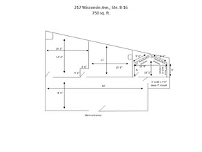 217 Wisconsin Ave, Waukesha, WI en alquiler Plano de la planta- Imagen 1 de 6