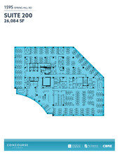 1593 Spring Hill Rd, Vienna, VA en alquiler Plano de la planta- Imagen 1 de 1