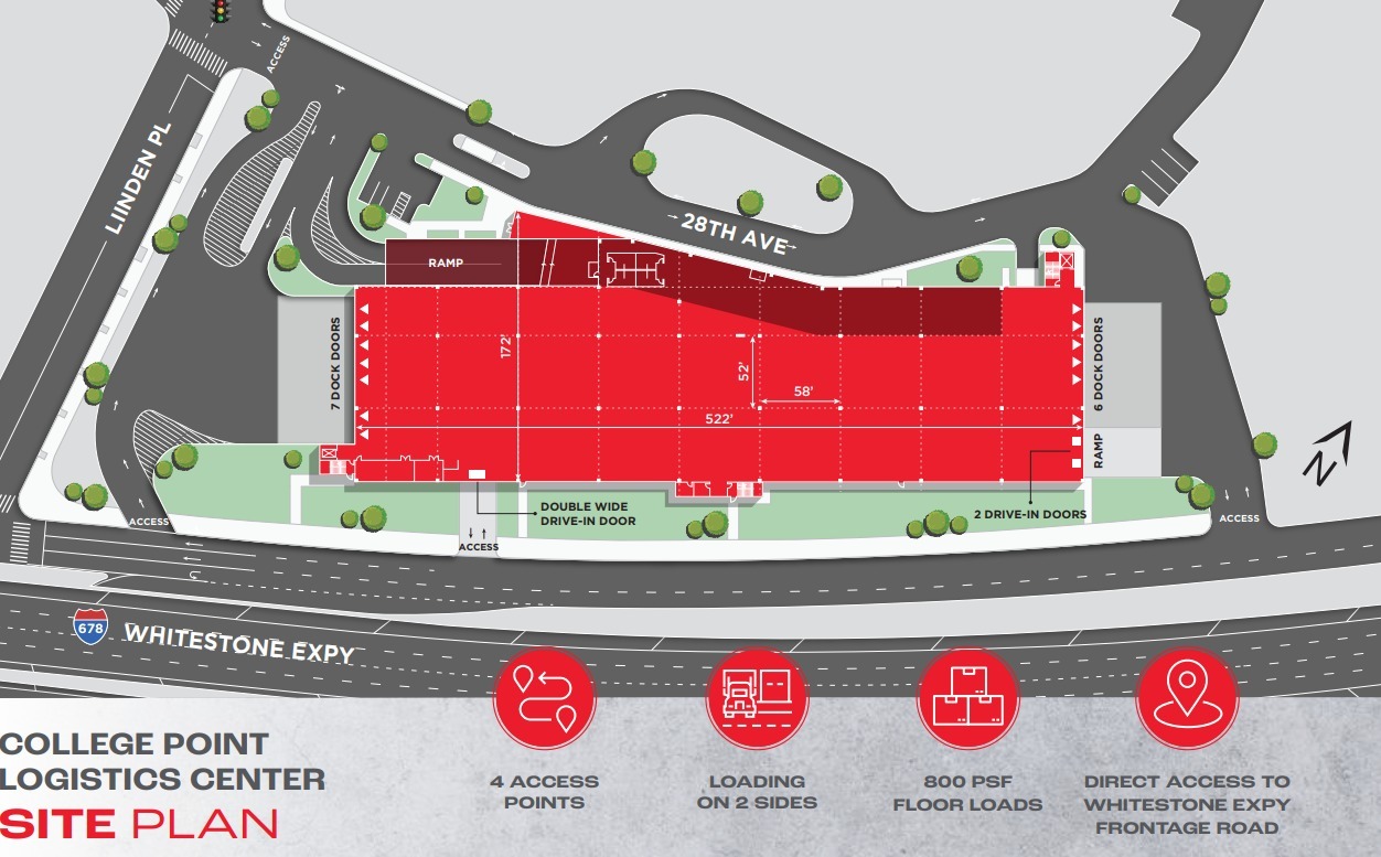 28-10 Whitestone Expy, Queens, NY en alquiler Plano de la planta- Imagen 1 de 15