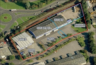 Wellheads Cres, Dyce, ABD - Aérea vista de mapa