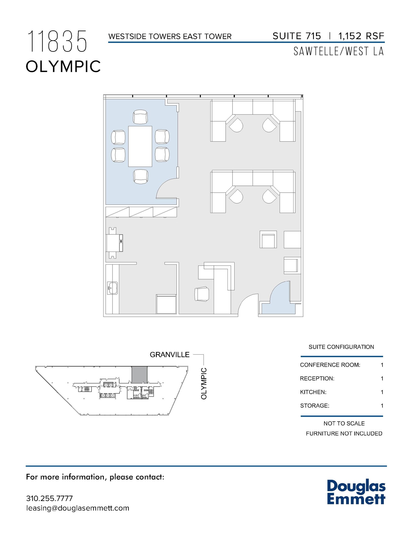 11845 W Olympic Blvd, Los Angeles, CA en alquiler Plano de la planta- Imagen 1 de 1