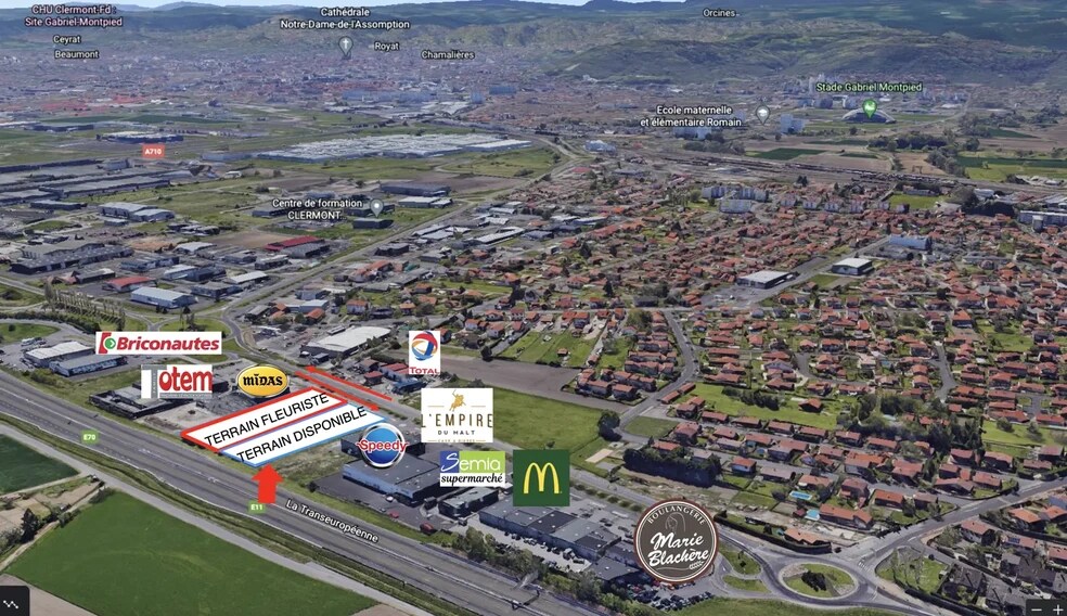 Boulevard François Mitterrand, Gerzat en alquiler - Vista aérea - Imagen 1 de 4