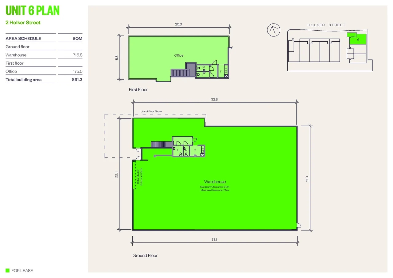 2 Holker St, Newington en alquiler Plano de la planta- Imagen 1 de 1