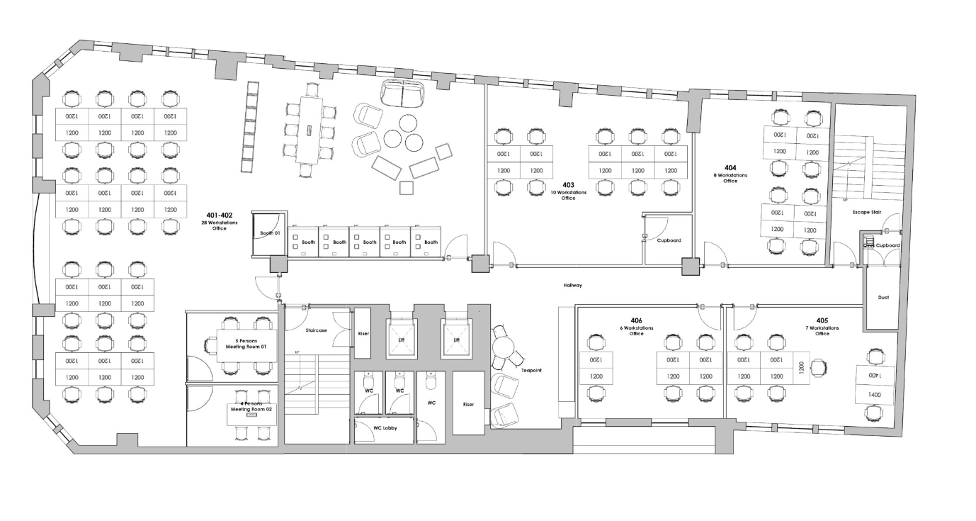 14 New St, London en alquiler Plano de la planta- Imagen 1 de 1