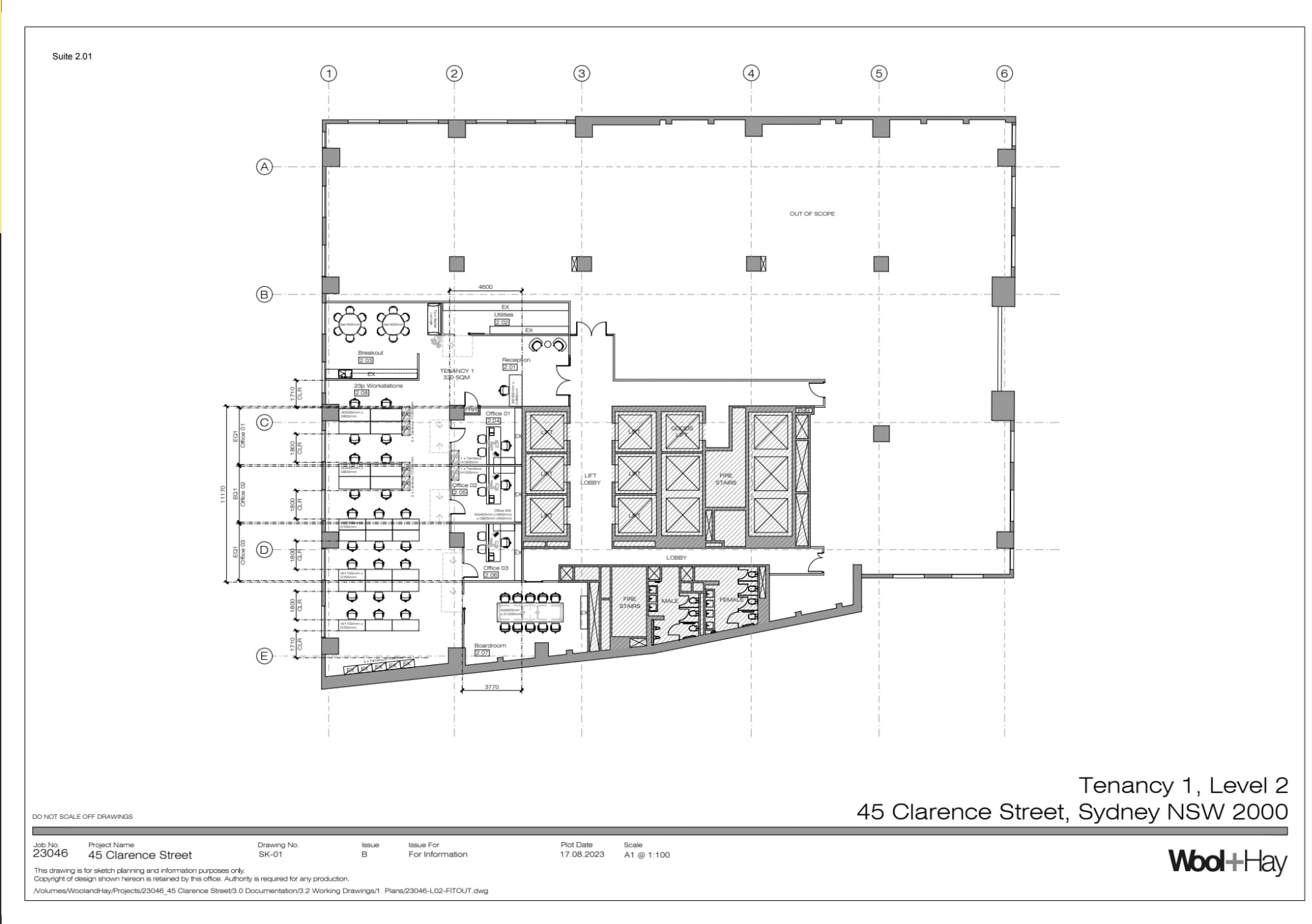 45 Clarence St, Sydney en alquiler Plano de la planta- Imagen 1 de 1