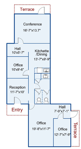 101 N McDowell St, Charlotte, NC en alquiler - Plano de la planta - Imagen 2 de 20