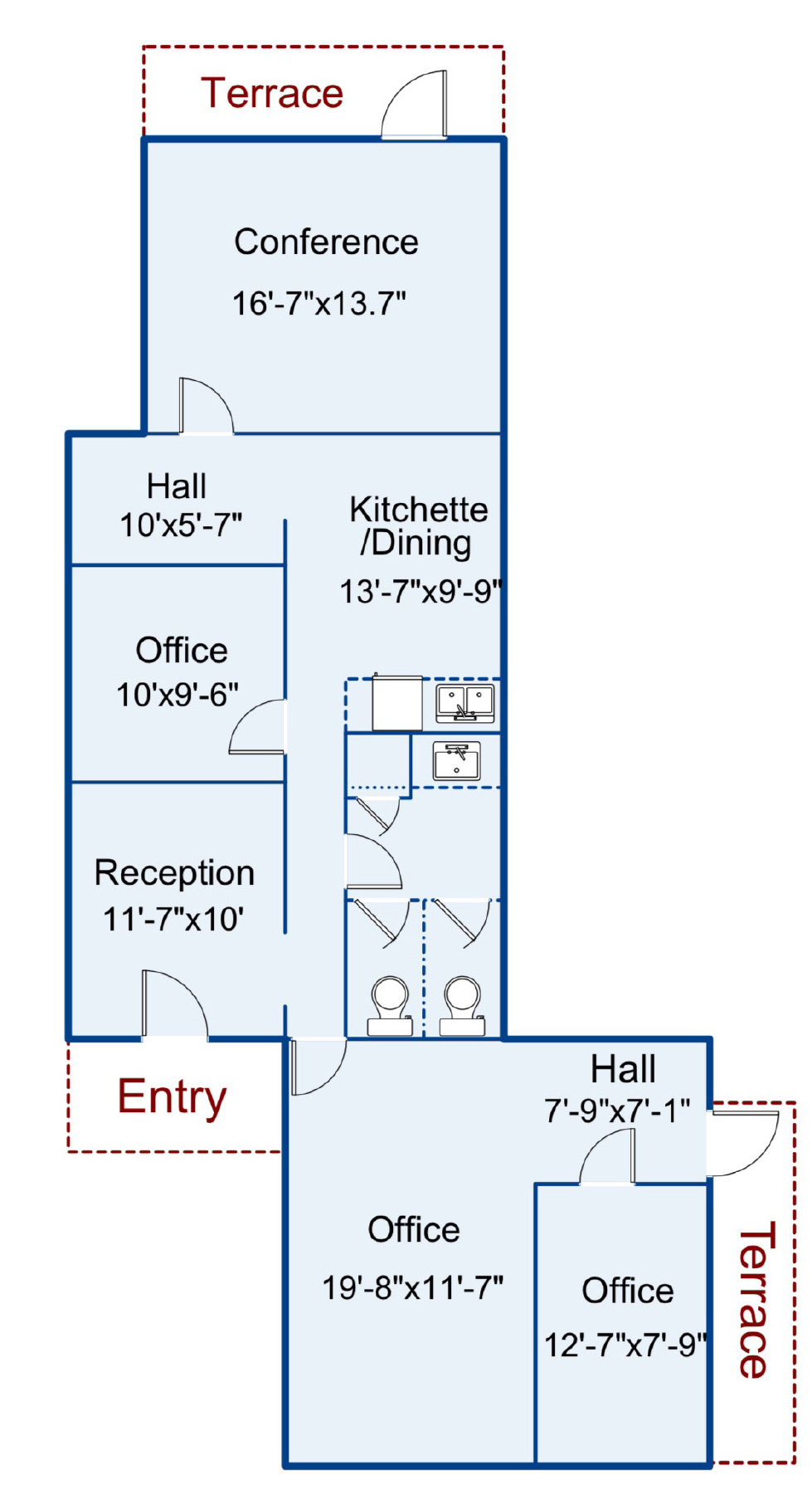 101 N McDowell St, Charlotte, NC en alquiler Plano de la planta- Imagen 1 de 1