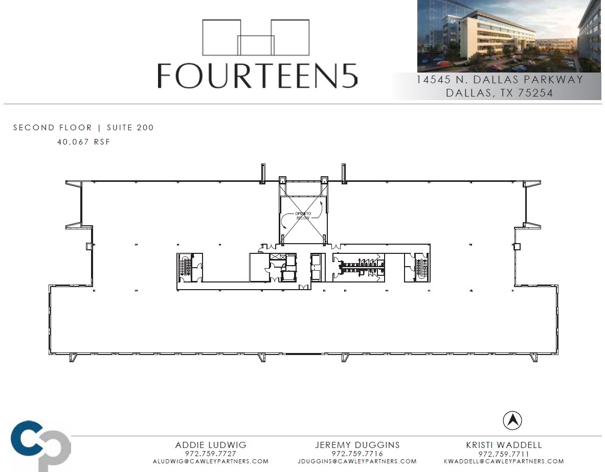 14545 N Dallas Pky, Dallas, TX en alquiler Plano de la planta- Imagen 1 de 1