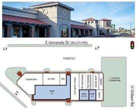 1933 E University Dr, Mesa, AZ en alquiler Plano del sitio- Imagen 1 de 1