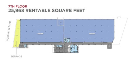 30-30 Northern Blvd, Long Island City, NY en alquiler Plano de la planta- Imagen 1 de 2