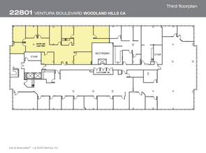 22801 Ventura Blvd, Woodland Hills, CA en alquiler Plano de la planta- Imagen 1 de 1