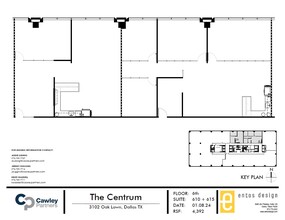 3102 Oak Lawn Ave, Dallas, TX en alquiler Plano de la planta- Imagen 2 de 7