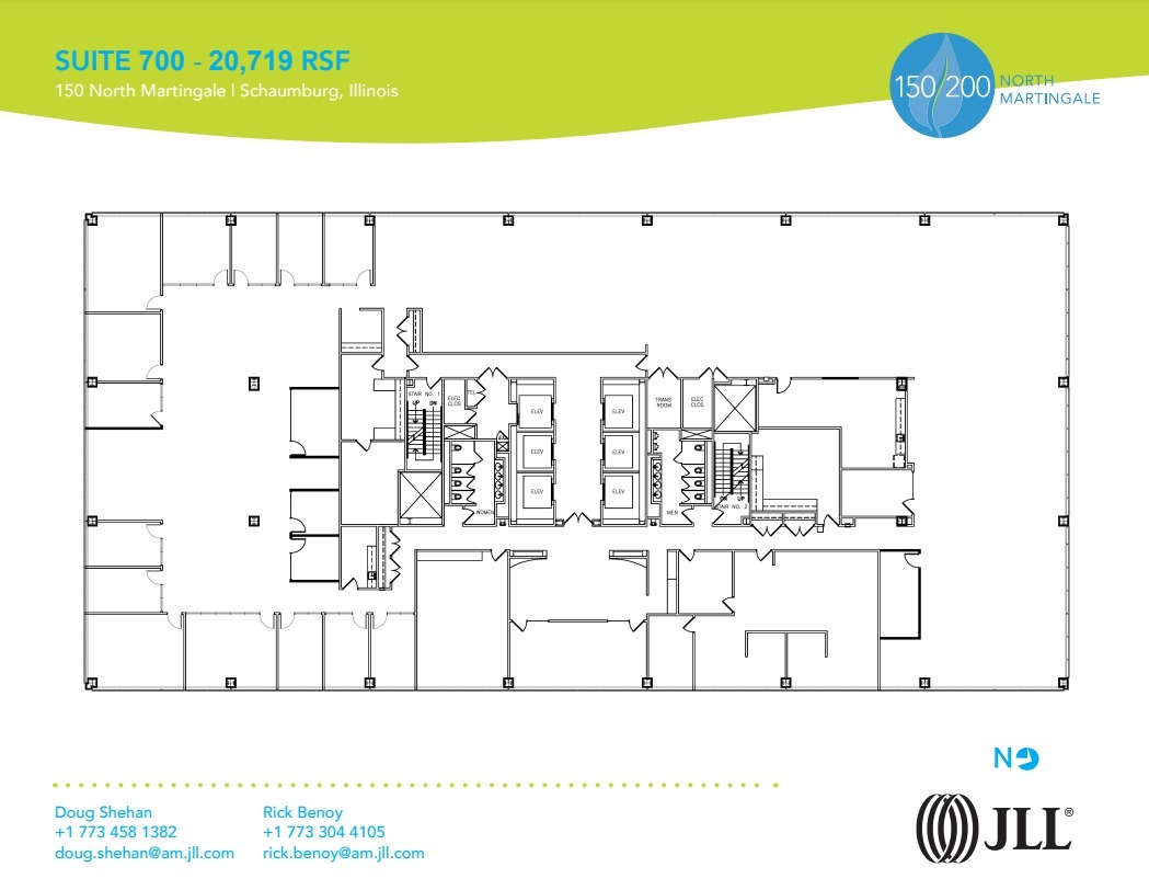 150 N Martingale Rd, Schaumburg, IL en alquiler Plano de la planta- Imagen 1 de 1