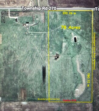 Más detalles de 78 Acres 270 Township Rd, Airdrie, AB - Terreno en venta