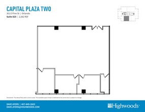 301 E Pine St, Orlando, FL en alquiler Plano del sitio- Imagen 1 de 1