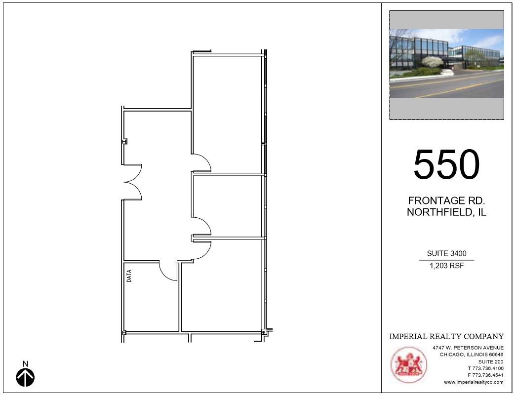 540-550 W Frontage Rd, Northfield, IL en alquiler Plano de la planta- Imagen 1 de 5