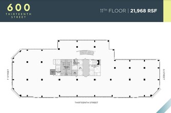 600 13th St NW, Washington, DC en alquiler Plano de la planta- Imagen 1 de 1