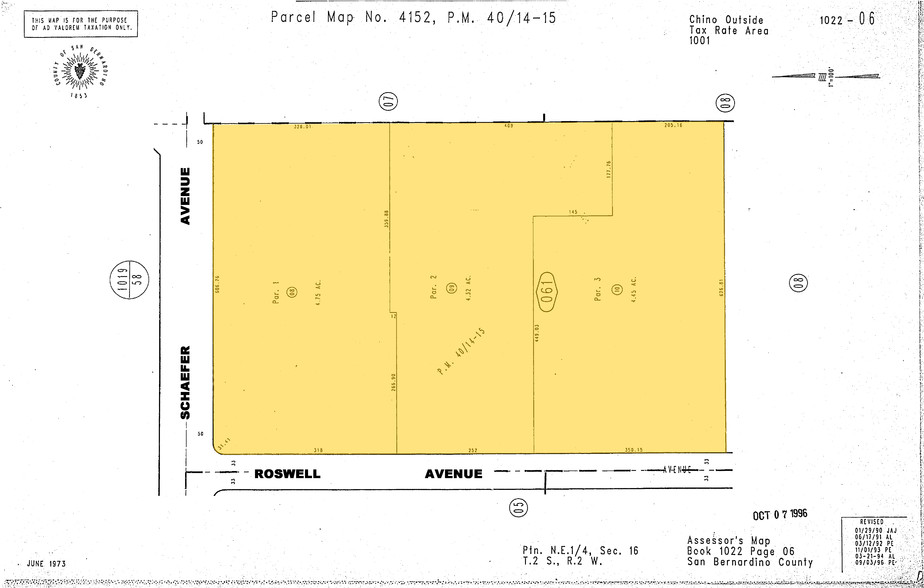 13851 Roswell Ave, Chino, CA en alquiler - Plano de solar - Imagen 3 de 6