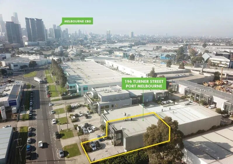 196 Turner St, Port Melbourne en venta - Vista aérea - Imagen 3 de 10