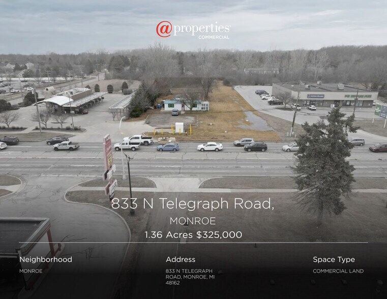 833 N Telegraph Rd, Monroe, MI en venta - Foto del edificio - Imagen 1 de 1