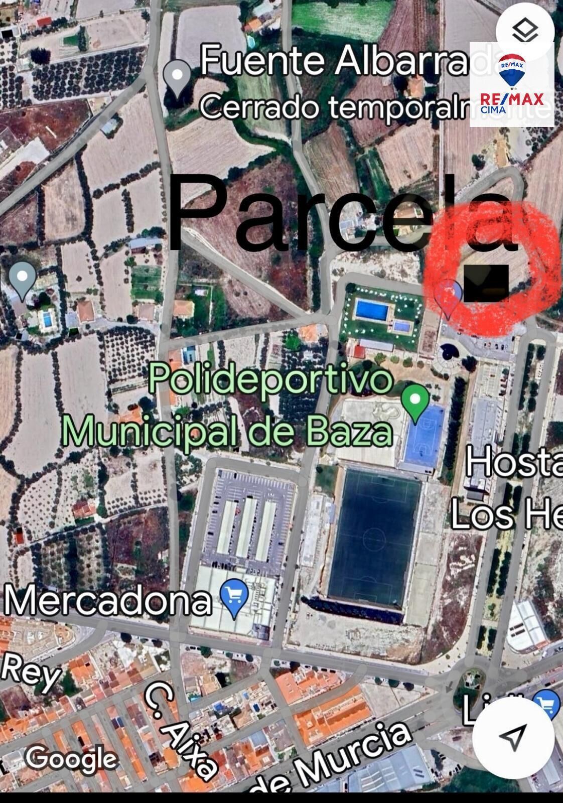 Terreno en Baza, Granada en venta Plano de la planta- Imagen 1 de 7