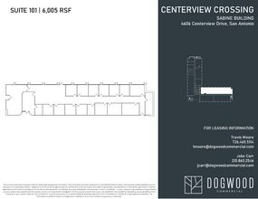 4538 Centerview Dr, San Antonio, TX en alquiler Plano de la planta- Imagen 1 de 1