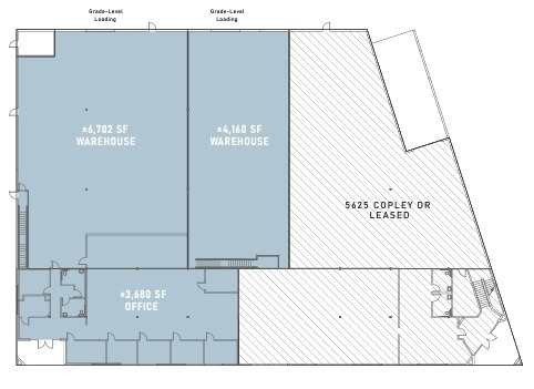 5625-5629 Copley Dr, San Diego, CA en alquiler Plano de la planta- Imagen 1 de 1