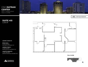 9130 S Dadeland Blvd, Miami, FL en alquiler Plano de la planta- Imagen 1 de 1