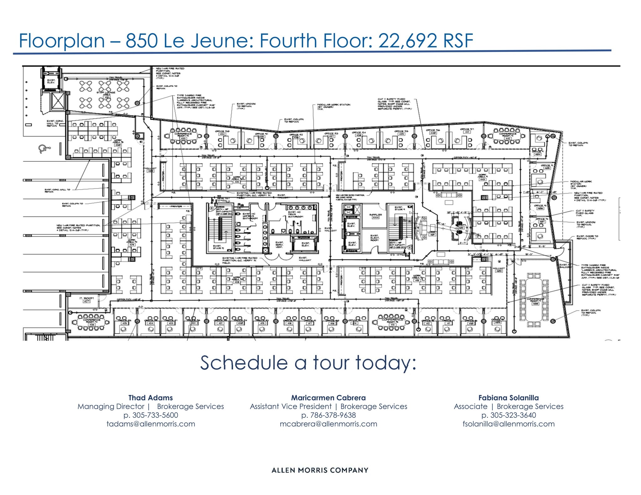 850 NW 42nd Ave, Miami, FL en alquiler Plano del sitio- Imagen 1 de 5