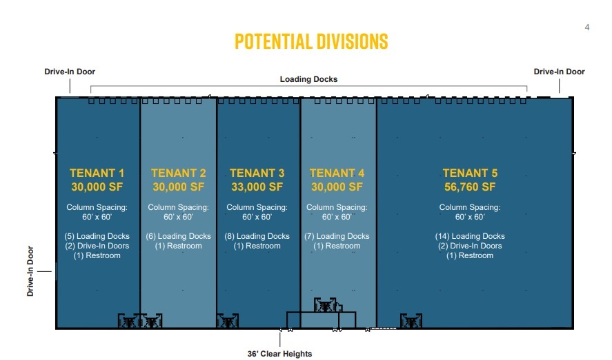 1001 Express Drive North, Yaphank, NY en venta Plano de la planta- Imagen 1 de 4