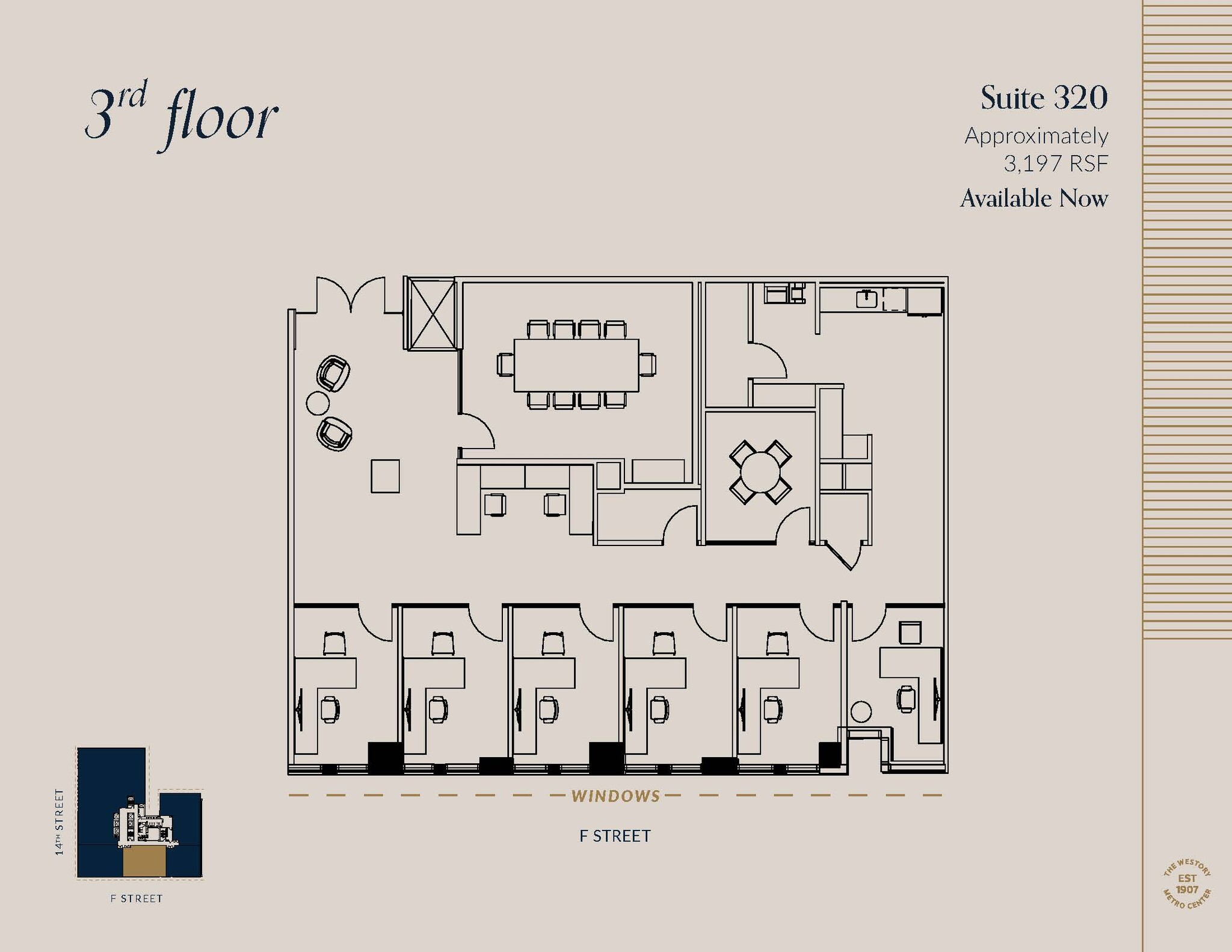 607 14th St NW, Washington, DC en alquiler Plano de la planta- Imagen 1 de 2