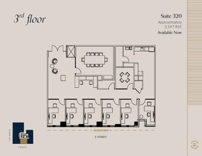 607 14th St NW, Washington, DC en alquiler Plano de la planta- Imagen 1 de 2