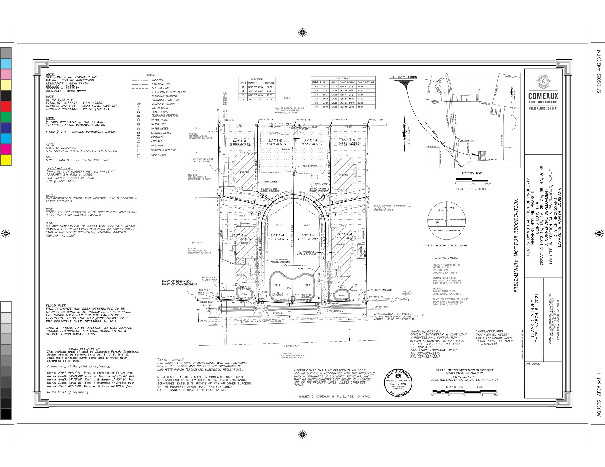 231 Highway 96, Broussard, LA en alquiler Plano del sitio- Imagen 1 de 10