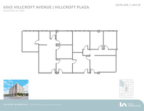 6065 Hillcroft Ave, Houston, TX en alquiler Plano de la planta- Imagen 1 de 2