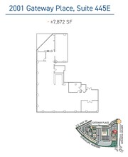 2001 Gateway Pl, San Jose, CA en alquiler Plano de la planta- Imagen 1 de 1