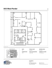 800 W Pender St, Vancouver, BC en alquiler Plano del sitio- Imagen 1 de 1