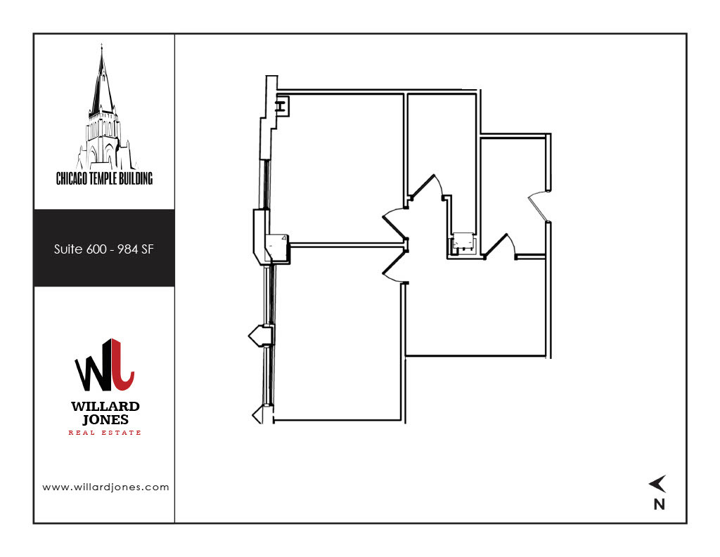 77 W Washington St, Chicago, IL en alquiler Plano de la planta- Imagen 1 de 1