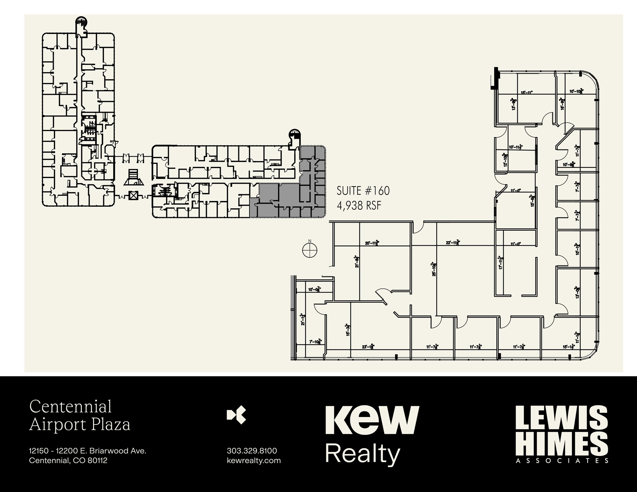 12150-12200 E Briarwood Ave, Centennial, CO en alquiler Plano del sitio- Imagen 1 de 7