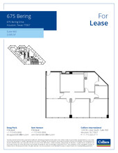 675 Bering Dr, Houston, TX en alquiler Plano de la planta- Imagen 1 de 1