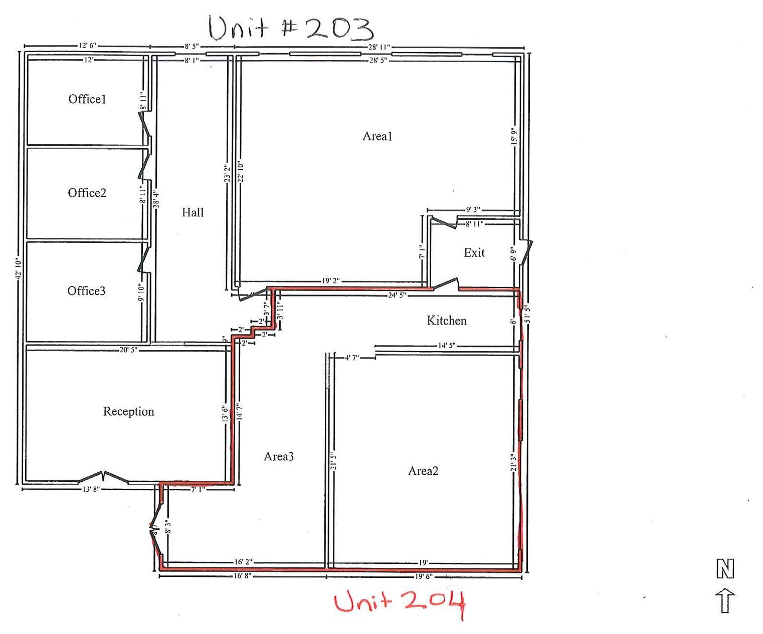 10525 Jasper Ave NW, Edmonton, AB en alquiler Plano de la planta- Imagen 1 de 1