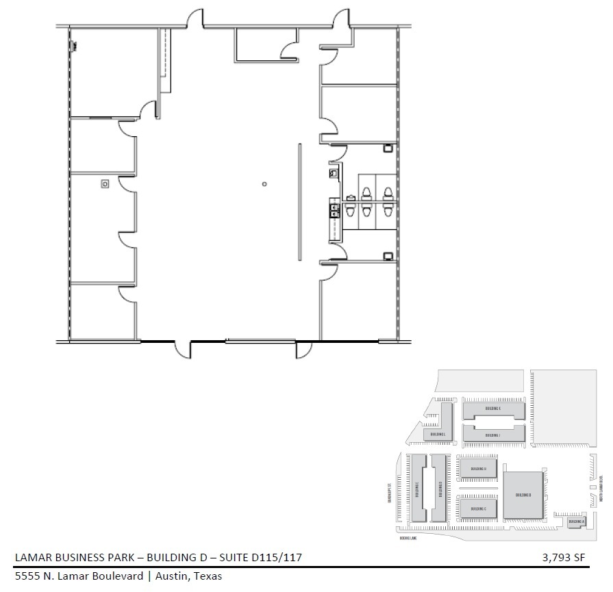 5555 N Lamar Blvd, Austin, TX en alquiler Plano de la planta- Imagen 1 de 1