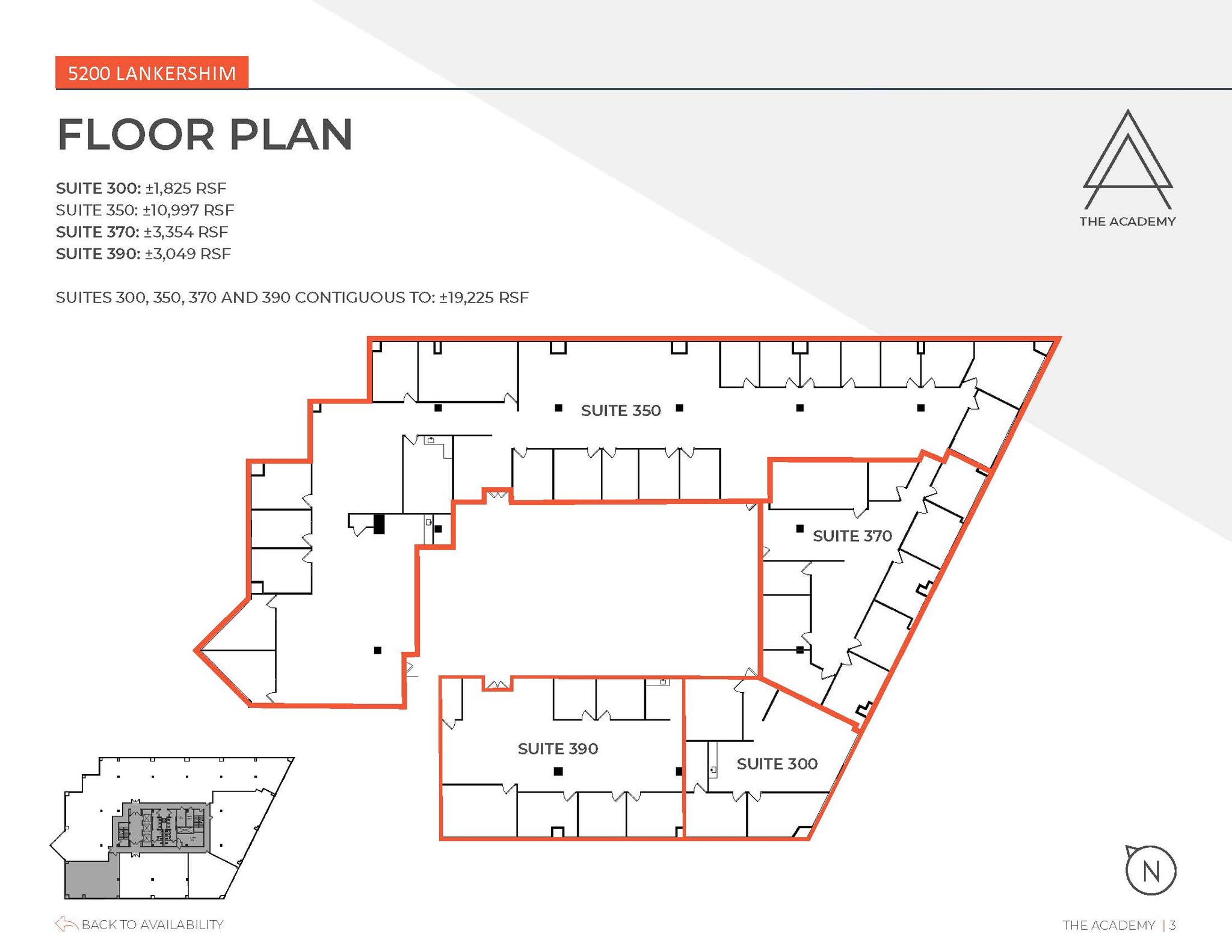 5200 Lankershim Blvd, North Hollywood, CA en alquiler Plano de la planta- Imagen 1 de 1