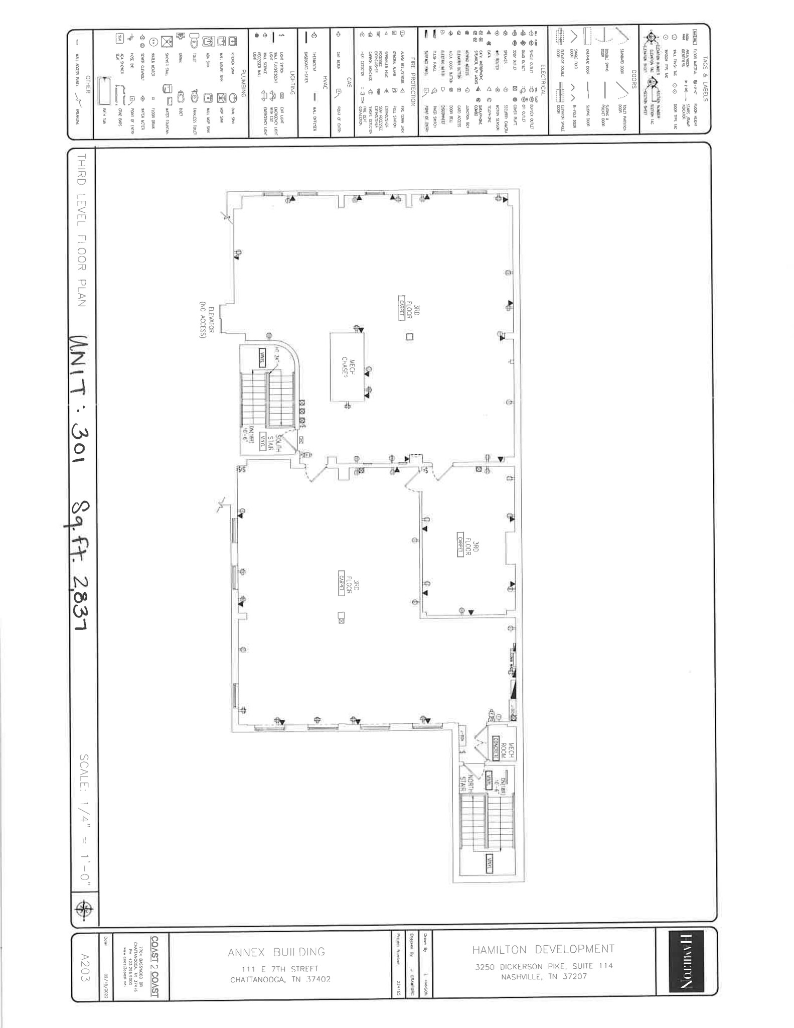 111 E 7th St, Chattanooga, TN en alquiler Plano del sitio- Imagen 1 de 14